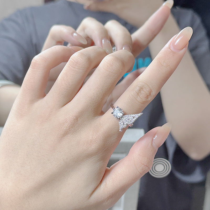 Tiny Angel Wings Ring