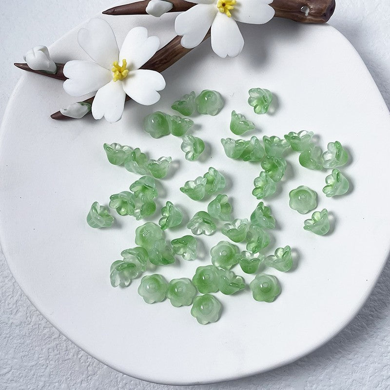 12mm Stamens Lily of The Valley Wind Chime Flower Holder Glaze Diy Handmade Materials