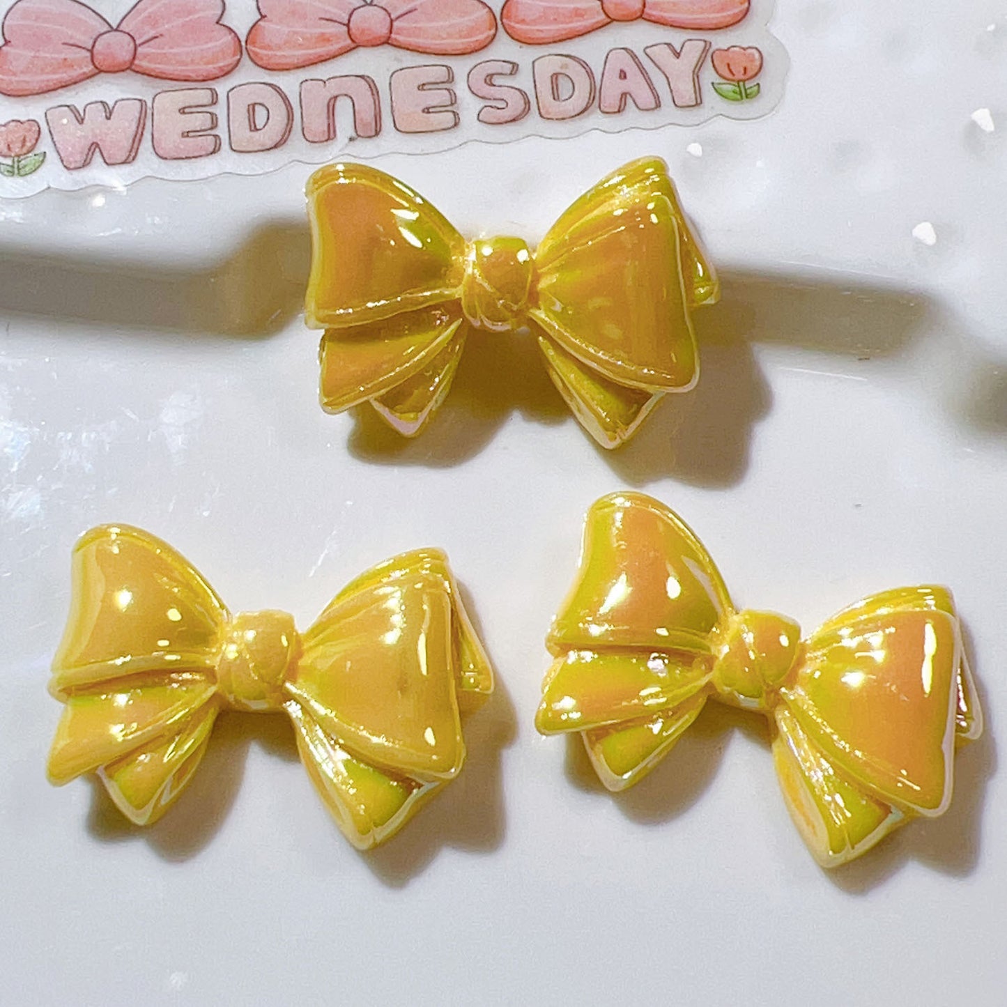 Bow Tie Oil Glue Stickers Handmade Materials Diy Accessories