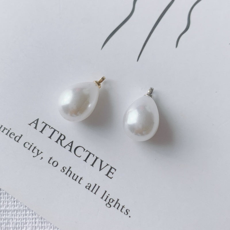 Alloy Hanging Cap Pearl Pendant Pendant Earrings Earrings Accessories DIY Materials