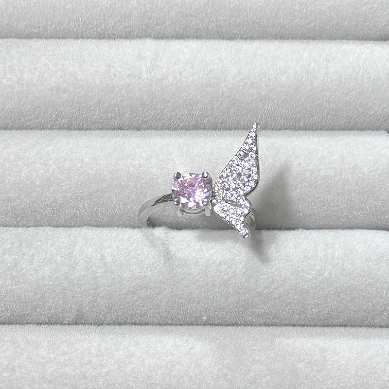 Tiny Angel Wings Ring