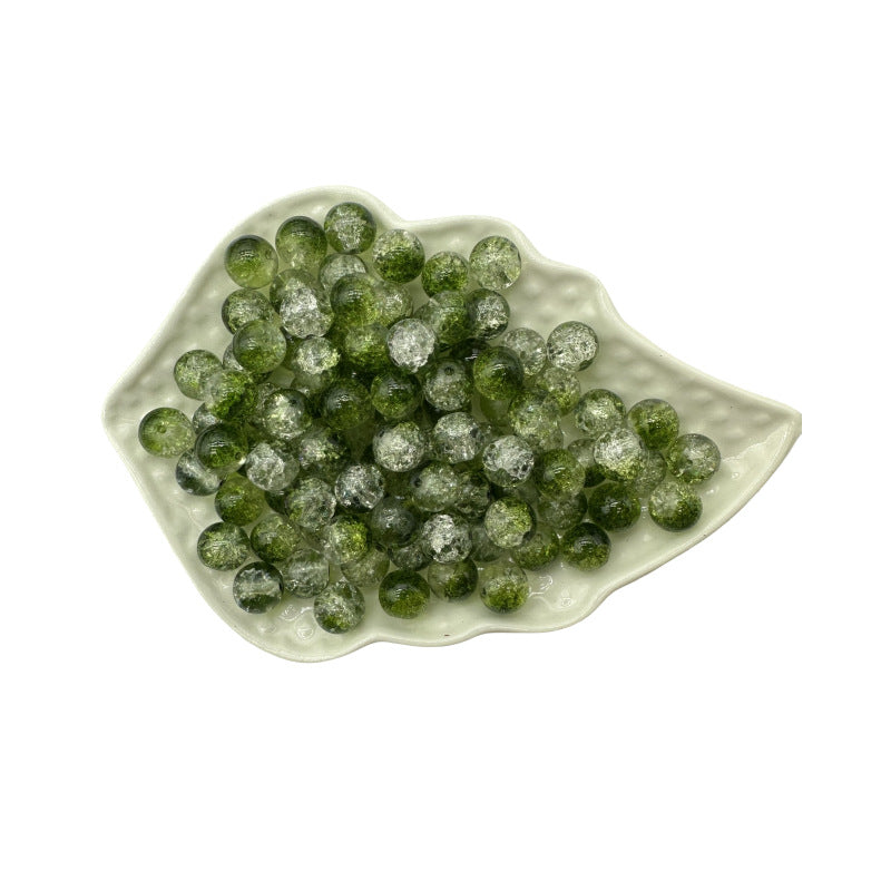 10mm Shattered Beads Burst Glaze Beads DIY Crystal Loose Beads Bracelet Jewellery Accessories