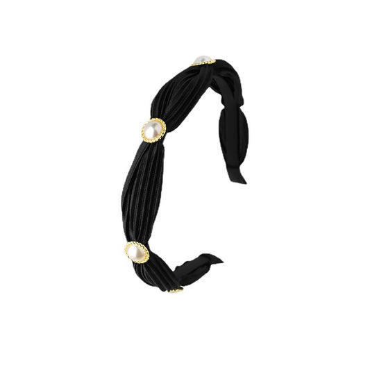 Vintage pearl hair bands for women