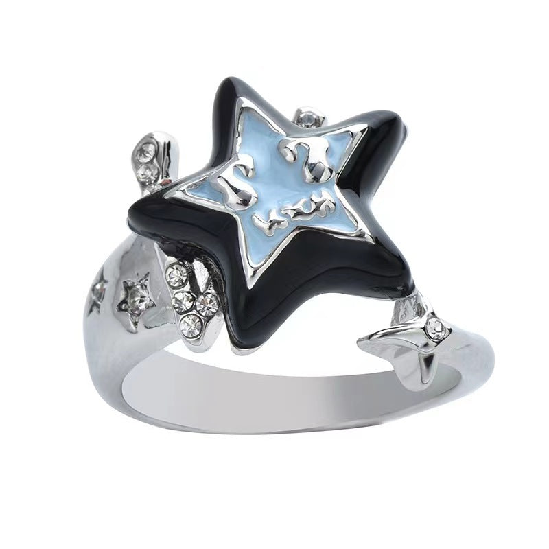 Adjustable ring with opening