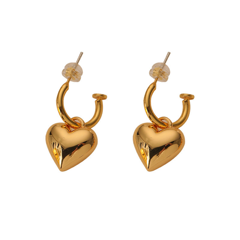 Two Ways To Wear Heart Earrings