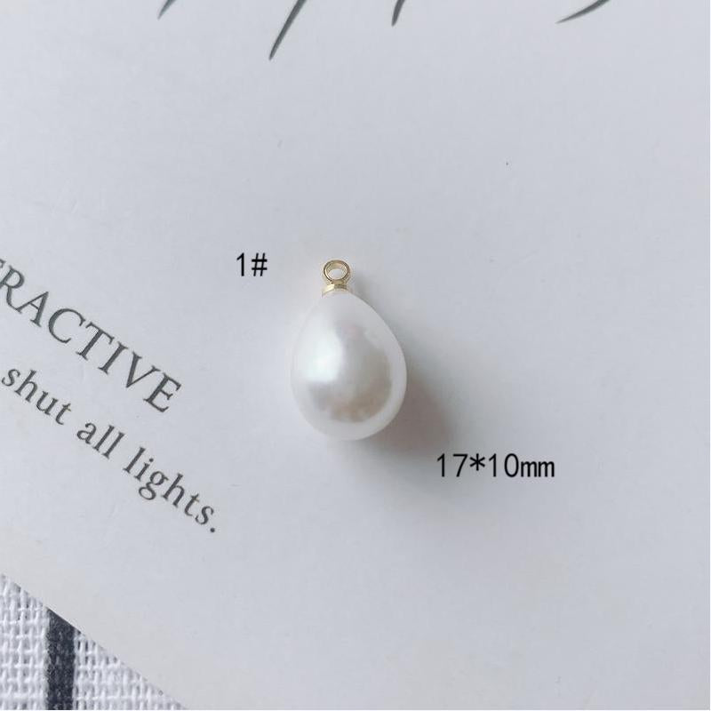 Alloy Hanging Cap Pearl Pendant Pendant Earrings Earrings Accessories DIY Materials