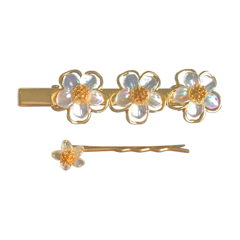 Vintage Court Elegant Girl Flower One Clip