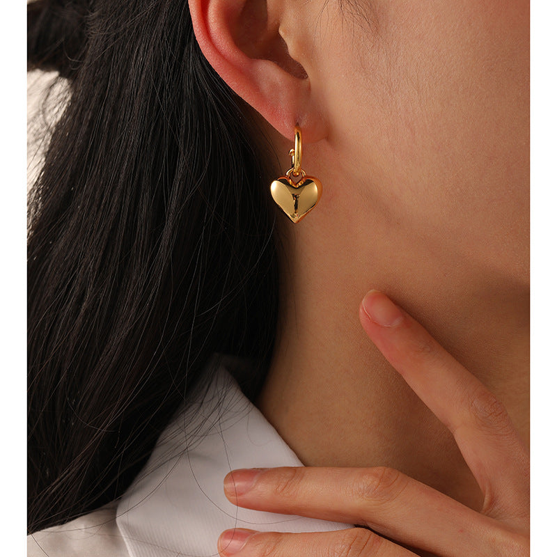 Two Ways To Wear Heart Earrings