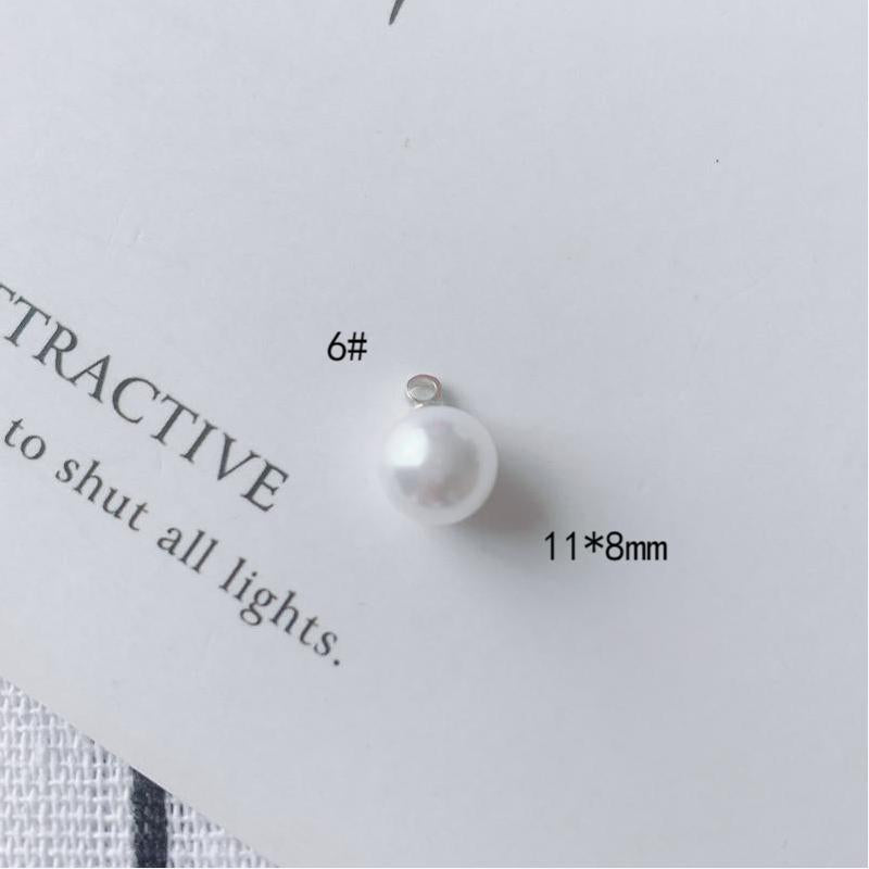 Alloy Hanging Cap Pearl Pendant Pendant Earrings Earrings Accessories DIY Materials