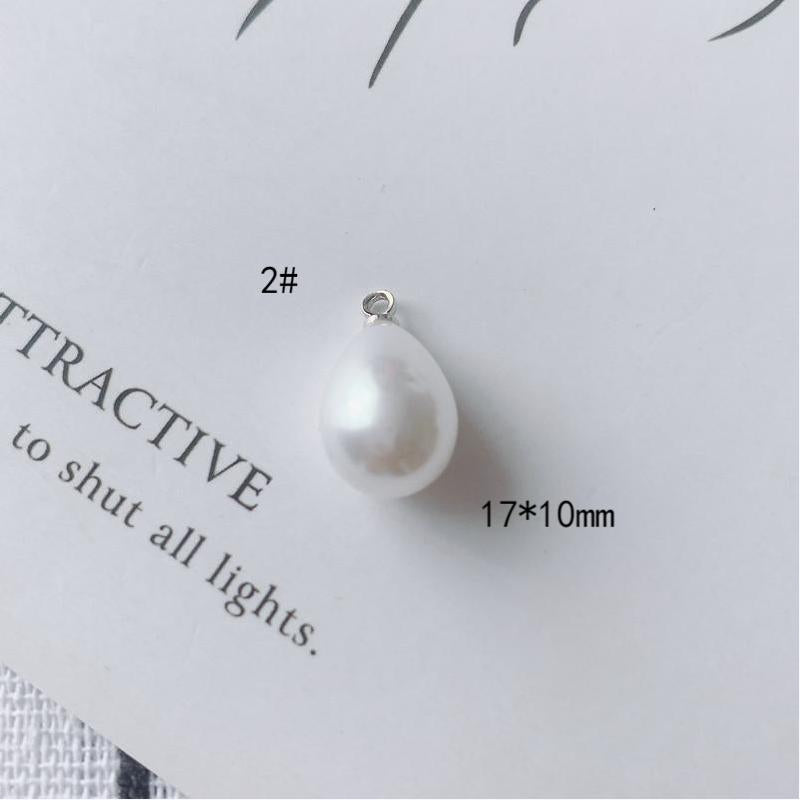 Alloy Hanging Cap Pearl Pendant Pendant Earrings Earrings Accessories DIY Materials