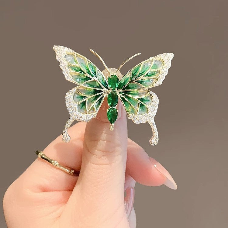 Vintage Enamel Butterfly Brooch