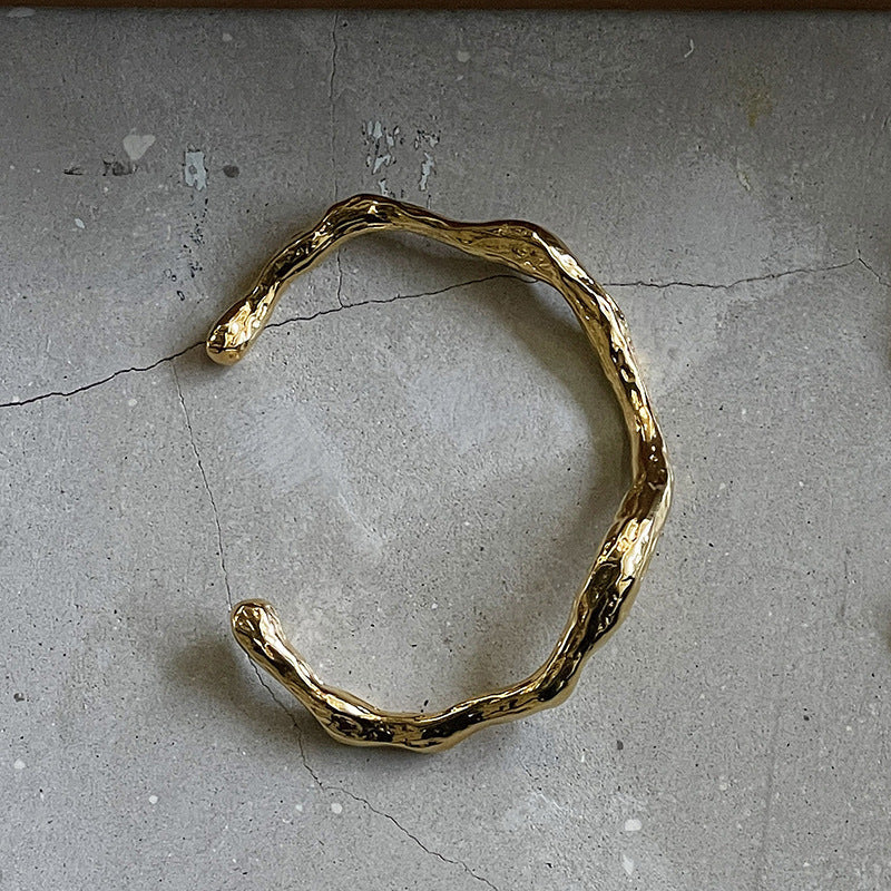 Lava Textured Irregular Bracelet