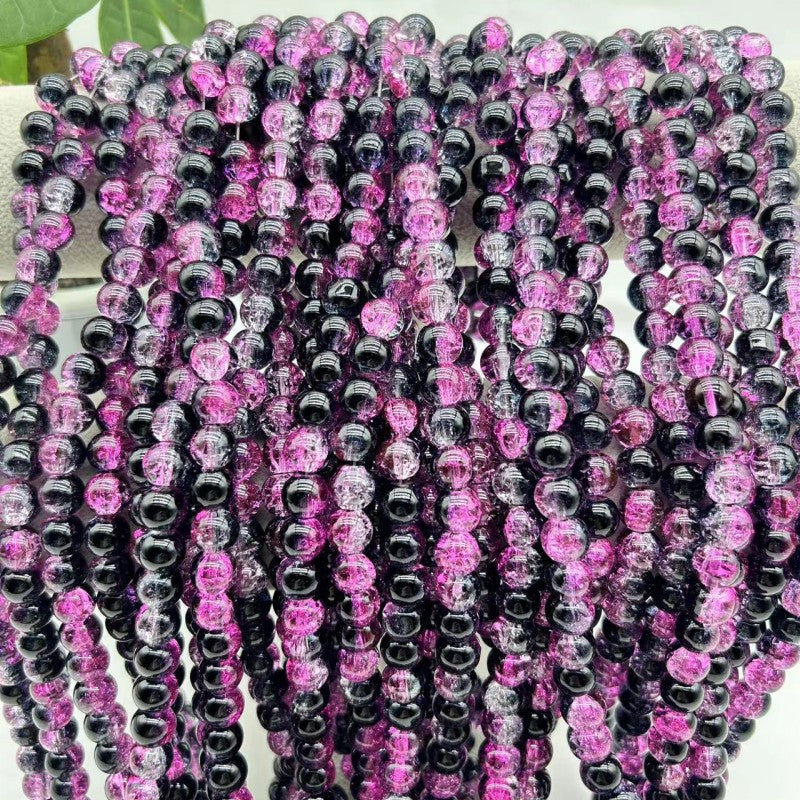 10mm Shattered Beads Burst Glaze Beads DIY Crystal Loose Beads Bracelet Jewellery Accessories