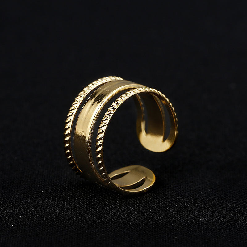 Adjustable Titanium Steel Ring